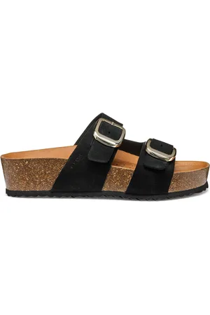 Geox Mules Compensées En Cuir Brionia