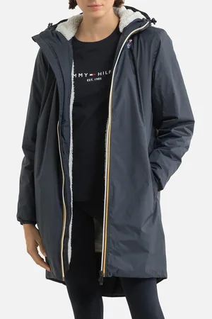 K-Way Parka Mi-longue Zippée Le Vrai 3.0 Eiffel Orsetto