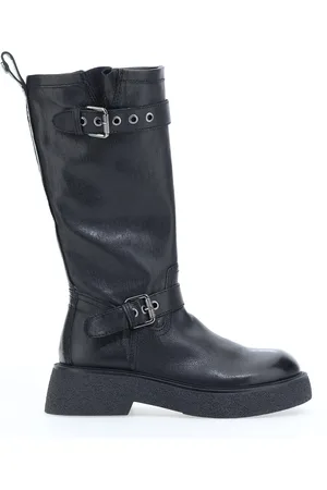 Mjus Bottes Motardes En Cuir
