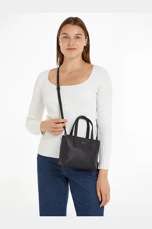 Calvin Klein Sac À Main Avec Double Anses Zippée