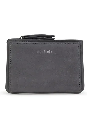 Nat & Nin Portefeuille Zippé En Cuir Grainé Soly