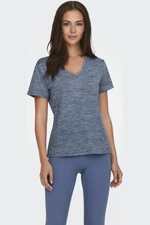 ONLY T-shirt De Sport Core Life Manche Courte Col V