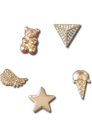 Crocs Lot De 5 Jibbitz Gold Icons