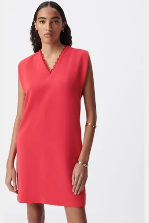 IKKS Robe Courte Sans Manches Col V