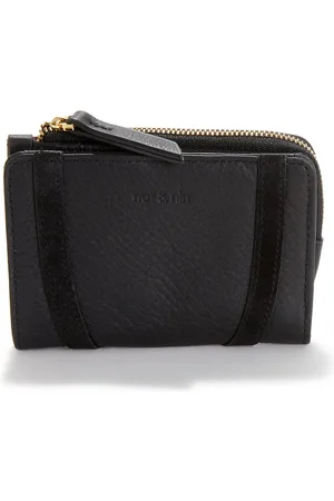 Nat & Nin Portefeuille Zippé En Cuir Roza