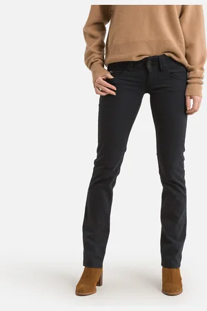 Pepe Jeans Jean Droit Taille Basse Double Boutonnage Venus