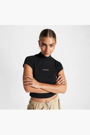 Converse T-shirt Col Montant Wordmark