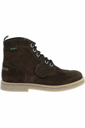 Kickers Bottines En Cuir À Lacets Kick Legendary