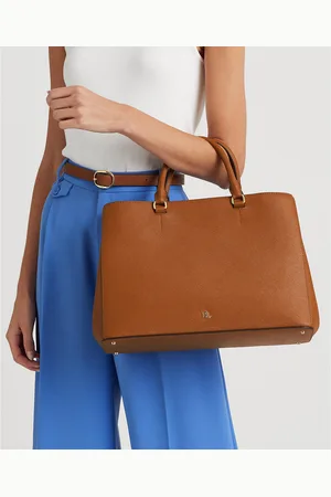 Ralph Lauren Sac À Main En Cuir Texturé Hanna