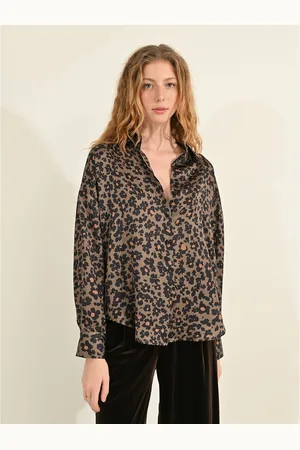 Molly Bracken Chemise Ample Imprimée Satinée