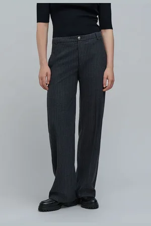 IKKS Pantalon De Costume Flare Rayures Tennis