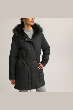 ANNE WEYBURN Parka Mi-longue Capuche Fixe Plein Hiver