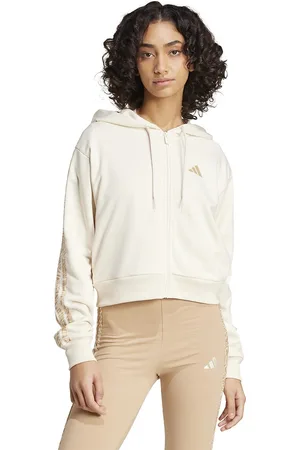 adidas Sweat Zippé À Capuche 3-stripes Print Animalier