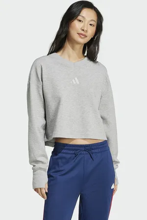 adidas Sweat-shirt All Season Col V Effet Côtelé
