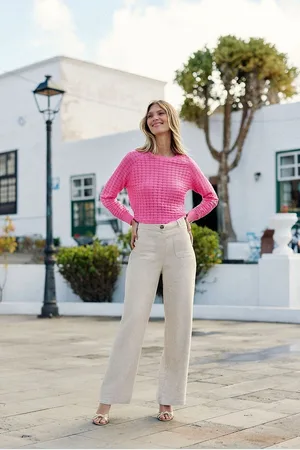 La Petite Etoile Pantalon Flare Lin Et Coton Atlanty