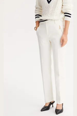 ANNE WEYBURN Pantalon Droit Taille Haute Maille Stretch