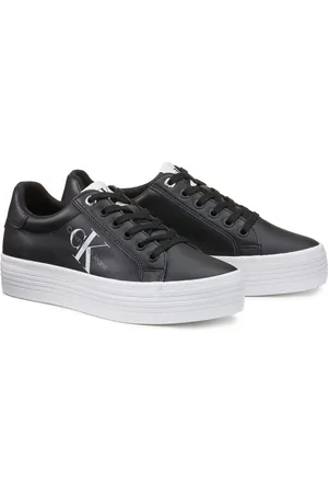 Calvin Klein Baskets Cuir Compensées Ck Jeans