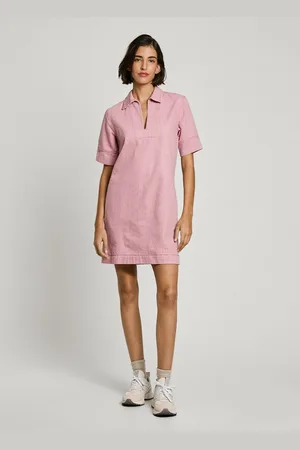 Pepe Jeans Robe Polo À Fines Rayures