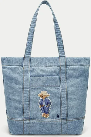Ralph Lauren Sac Cabas Zippé En Motif Ourson