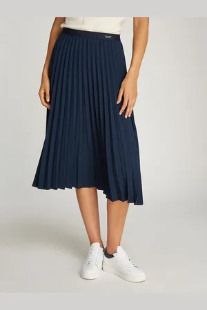 Tommy Hilfiger Jupe Plissée Mi-longue