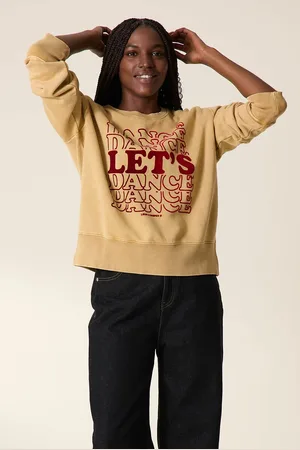 Leon & Harper Sweat Col Rond Manches Longues Sorbet