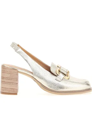 Mjus Mocassins Slingback À Talons Cuir