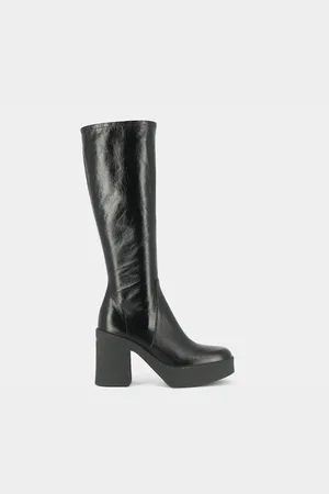 Jonak Bottes En Cuir Vieilli Dricia Plateforme