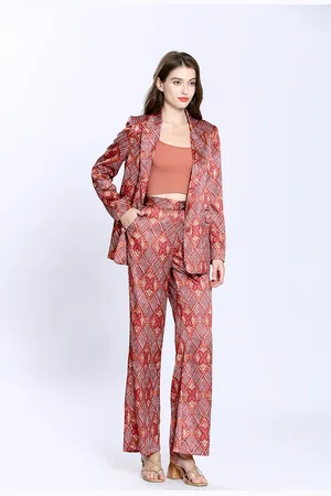 See u soon Pantalon Droit Imprimé
