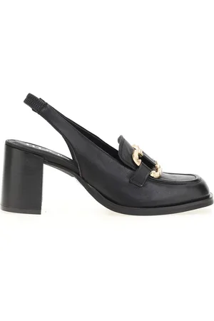 Mjus Mocassins Slingback À Talons Cuir