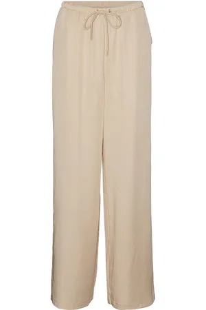 VERO MODA Pantalon Large Taille Haute