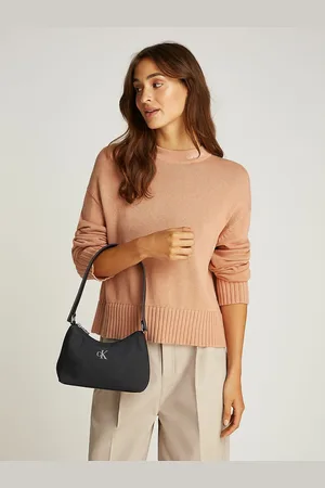Calvin Klein Sac Zippé À Bandoulière Porté Épaule