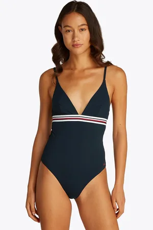 Tommy Hilfiger Maillot De Bain 1 Pièce Th Global Stripe
