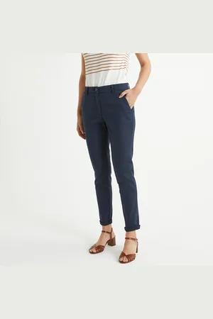ANNE WEYBURN Pantalon Droit Chino Sergé Stretch