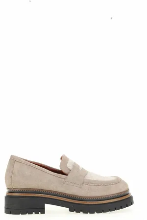 Mjus Mocassins En Cuir Suède Et Sherpa