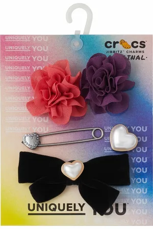 Crocs Lot De 5 Jibbitz Fleurs Et Perles