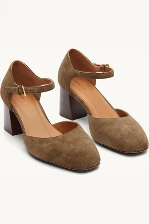 Rivecour Escarpins À Bride En Cuir Suède N°619