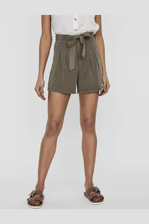 VERO MODA Short En Lyocell Ceinture À Nouer