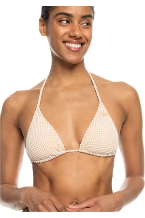 Roxy Haut De Maillot De Bain Triangle Gingham Tiki Tri