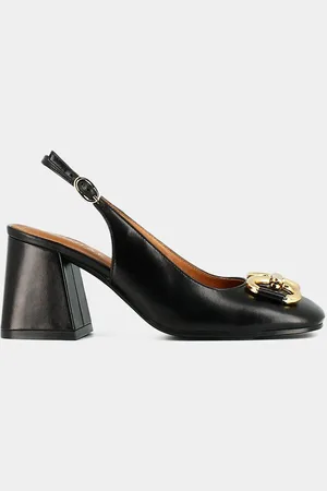 Jonak Escarpins Slingback En Cuir Double