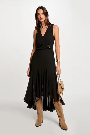 Morgan Robe Midi Fluide