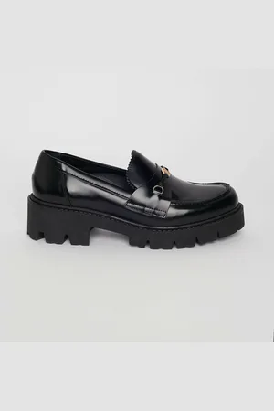 Petite Mendigote Mocassins Talon Cranté
