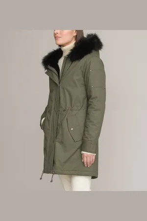 ANNE WEYBURN Parka Mi-longue Capuche Fixe Plein Hiver