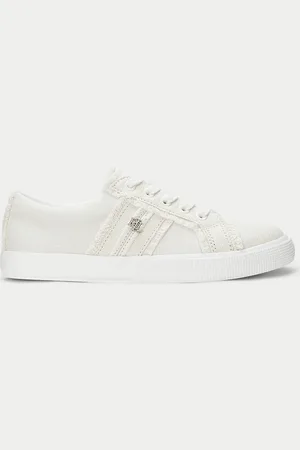 Ralph Lauren Baskets Effilochées En Toile Janson