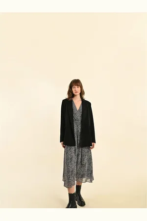 Molly Bracken Blazer Droit En Velours Côtelé