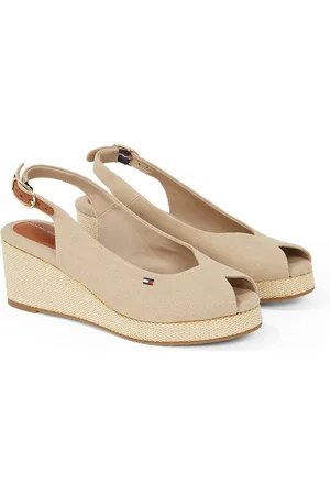 Tommy Hilfiger Sandales Compensées Slingback Flag
