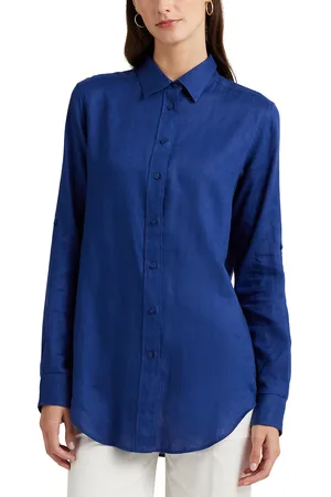 Ralph Lauren Chemise En Lin Manches Longues Karrie