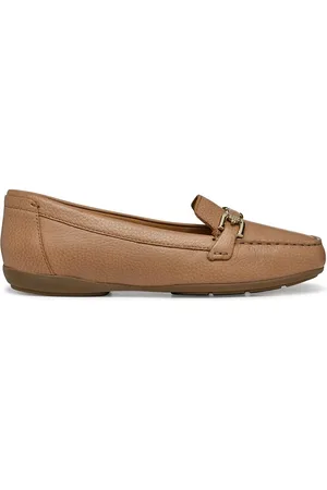 Geox Mocassins Respirants En Cuir Grainé Annytah