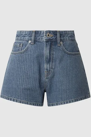 Pepe Jeans Short En Jean Taille Haute