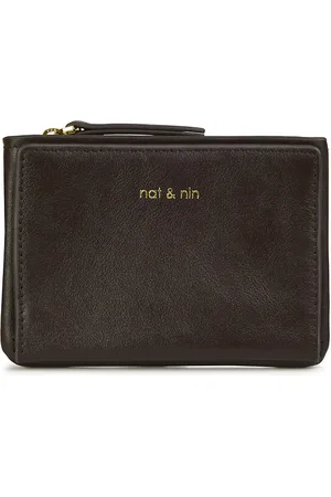 Nat & Nin Portefeuille Zippé En Cuir Grainé Soly