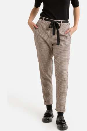 VERO MODA Pantalon Droit À Carreaux